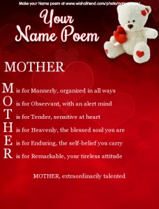 Mother Poem